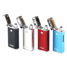 Original Yocan Flick 2 in 1 Kit thick Oil wax atomizer Vaporizer 650mah Battery quartz coil ego thread Electronic Cigarette mod