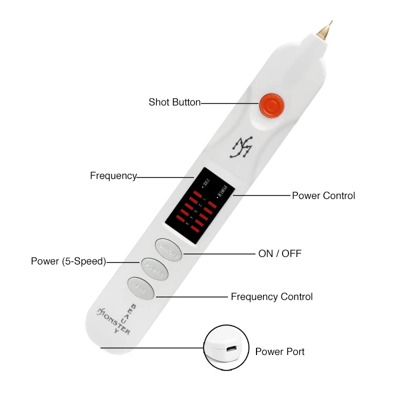  Facial Body Skin Dark Spot Remover Mole Tattoo Removal Machine Plasma Pen Pro Freckle Pen Facial Be