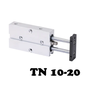 

Free shipping TN10-20 Two-axis double bar cylinder cylinder TN Type 10mm Bore 20mm Stroke With Magnet Aluminum Alloy Mini
