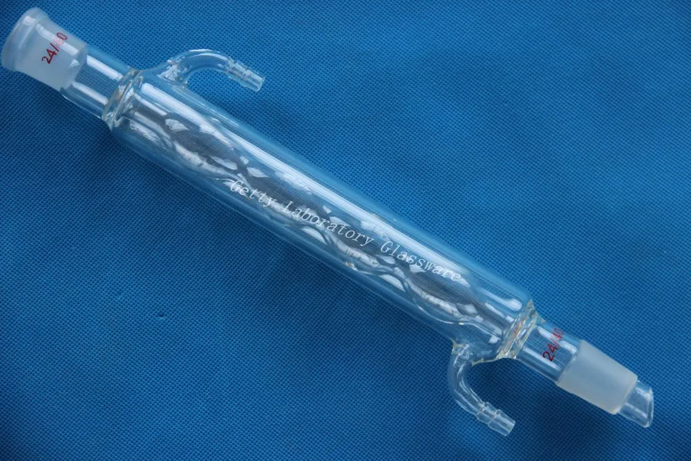 Конденсатор Allihn соединительная 24/40 длина 200 мм соединение шланга 10