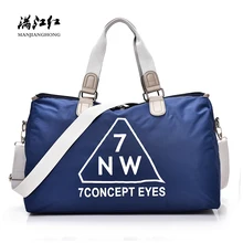 Большая Повседневная нейлоновая сумка через плечо для путешествий женская новая модная печать женская сумка-тоут дорожная сумка для отдыха дорожная сумка женская 1506