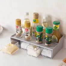 Домашний контейнер для специй, кухонный флакон с ароматизатором, набор для домашнего флакона, держатель для бутылок, пластиковая солонка контейнер для специй