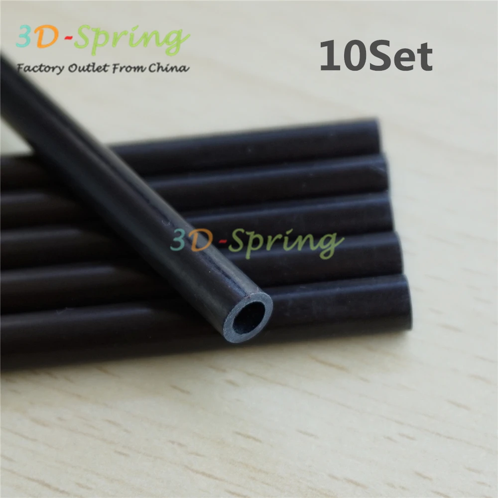 

10Set 3D Printer Kossel Delta Kossel 5*3mm 6*4mm 18cm 20cm Fiber Carbon Rod Parallel Arm Suitable for Mini 5347