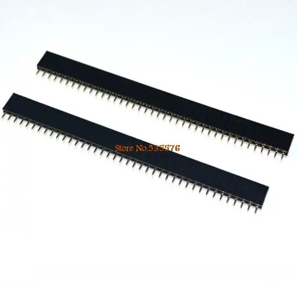 

10PCS 2.54mm 40 Pin Stright Female Single Row Pin Header Strip PCB Connector
