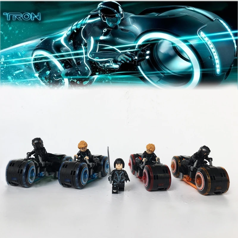 

Brand New Idease Light Cycles Lightcycle Motorcycles Compatible brick 21314 Building Block Educational Kid Toys