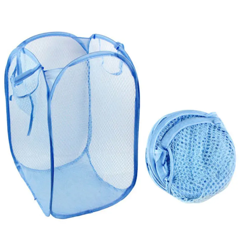 Nylon Mesh Fabric Laundry Storage Bag For Toy Washing Dirty Clothes