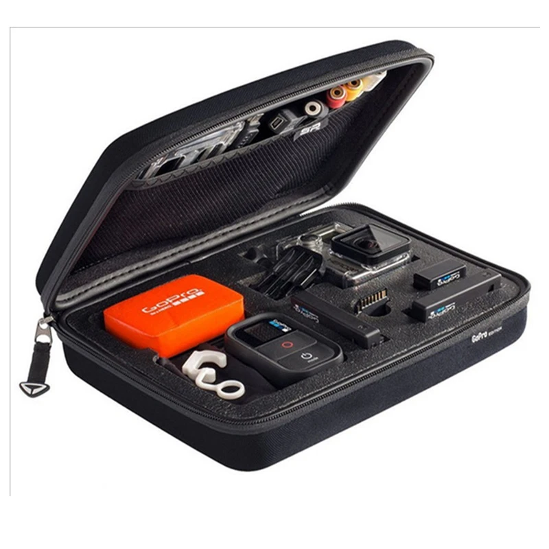 Портативная сумка для хранения, водонепроницаемый защитный футляр для путешествий, чехол для Gopro Hero 4 3 2 Sjcam XiaomiYi, аксессуары для экшн-камеры
