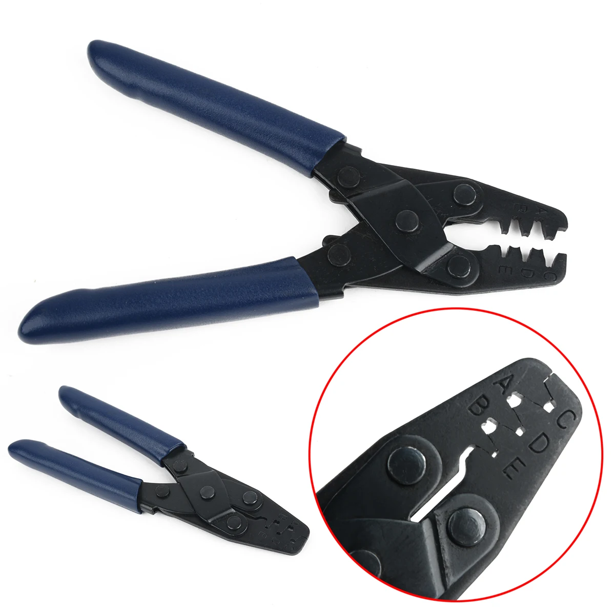 1pc 200mm Terminal Crimp Crimping Tool Open Barrel Automotive Wire Harness Terminals Crimper Tool 10-