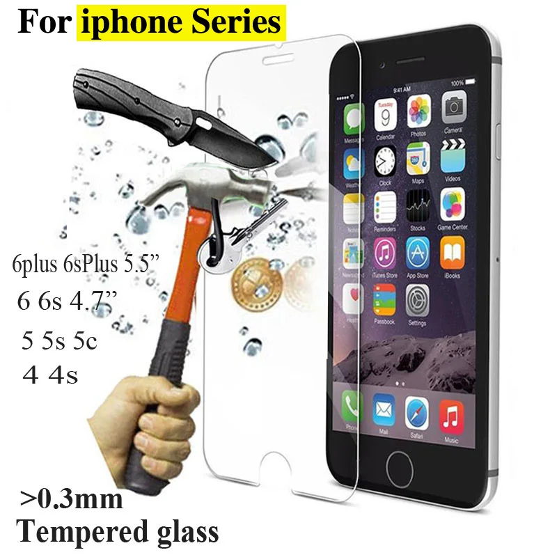 HD Ultra Thin Tempered Glass Screen Protector Case for