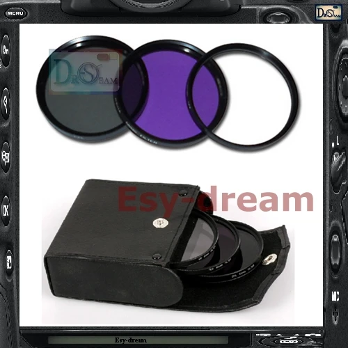 67  67 UV + CPL + FLD +   Fluorescent Light Lens Filter Kit    DSLR PA260