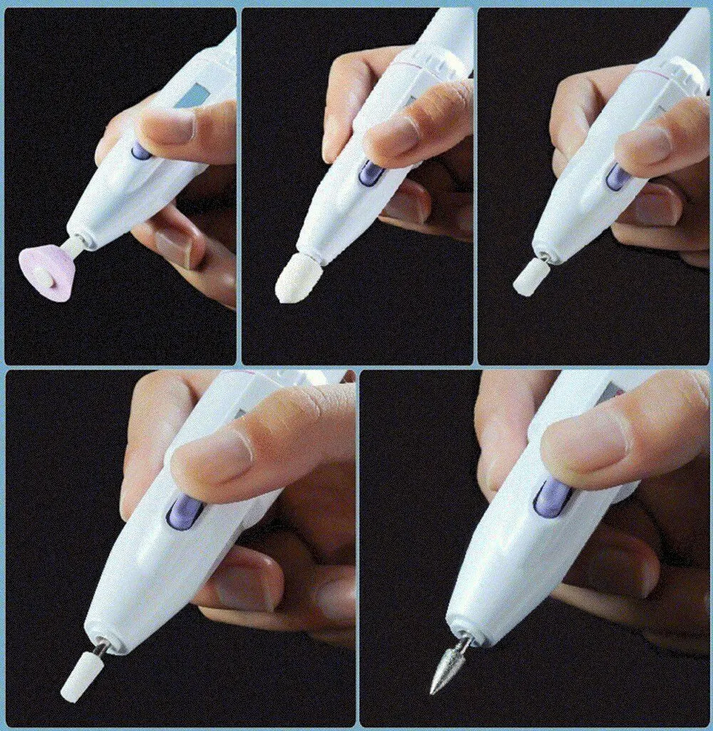 Новая профессиональная электрическая пилка для ногтей и инструмент для полировки маникюрный набор для девочек