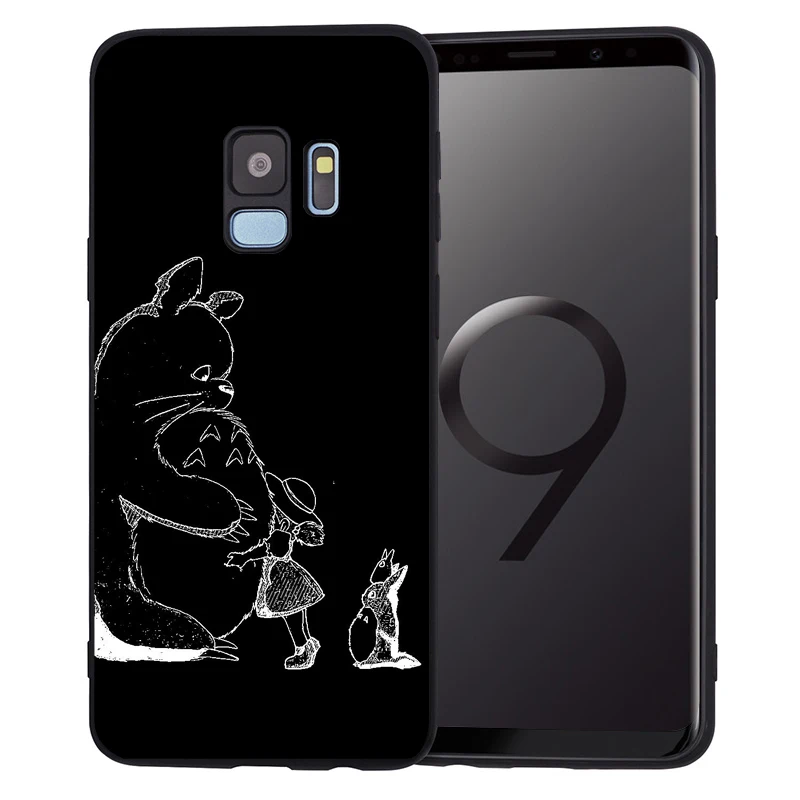 МИЛЫЙ Тоторо Аниме Ghibli Миядзаки для samsung Galaxy S9 S8 S10 Plus S7 S6 Edge S10 Lite Note9 8 чехол крышка Etui