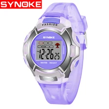 SYNOKE LED Digital Watch Children Girls Wrist Watch Kids Watches Boys Clock Child Sport Digital-watch for Girl Boy Surprise Gift