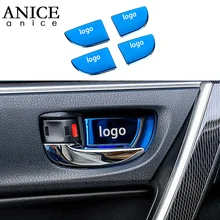 4 шт. нержавеющая сталь внутренняя ручка чаши Накладка для Toyota Corolla