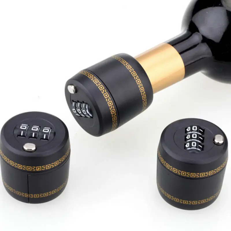 Бутылка с кодовым паролем, кодовый замок для вина, ликера, бутылки вина, виски, бутылка, стопор