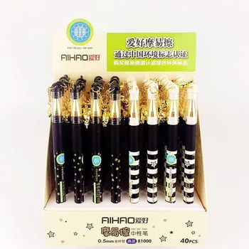 

New Arrival AIHAO Brand Rabbit Designer 0.5MM Point Easy Erasable Pen 12Pcs/lot Smooth Writing Pen School Supply Free Shipping