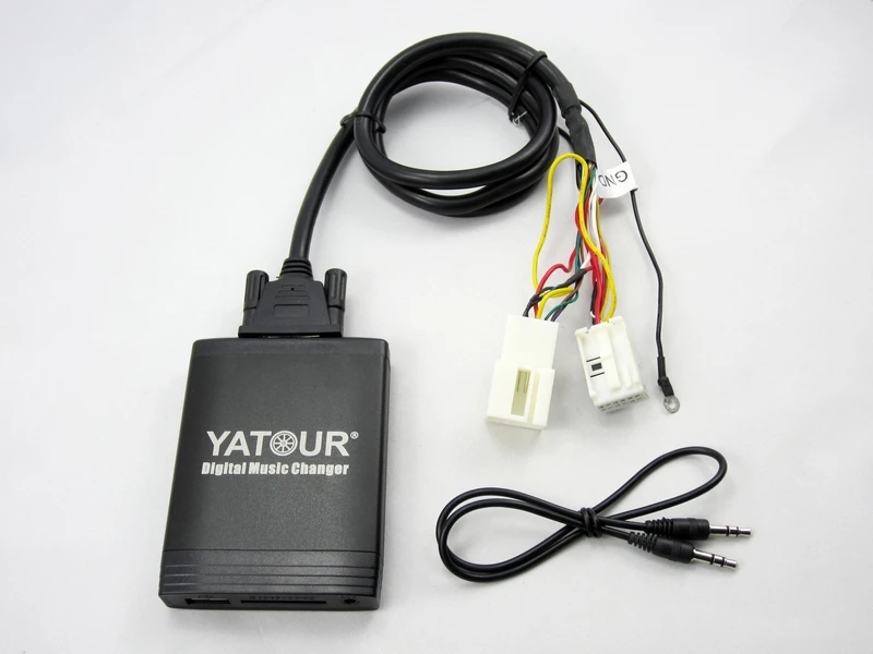 Yatour YT-M06 Автомобильный цифровой CD-переключатель музыки USB MP3 AUX адаптер для 12pin VW сиденье Audi Skoda Quadlock держать существующий CD-переключатель