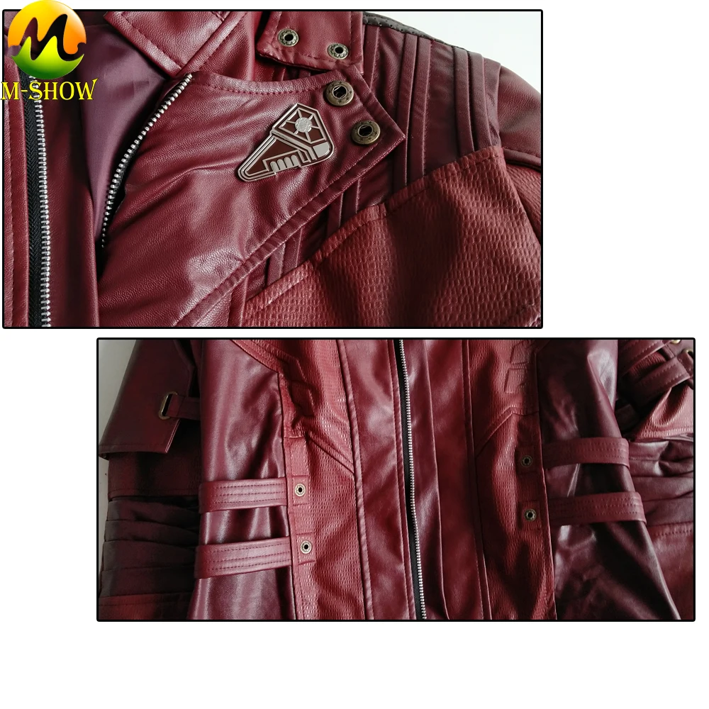 Chaqueta Star Lord Guardians of The Galaxy 2 Star Lord, карнавальный костюм, кожаное пальто для косплея, куртка на Хэллоуин для мужчин, на заказ