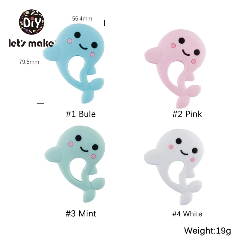 silicone teether beads