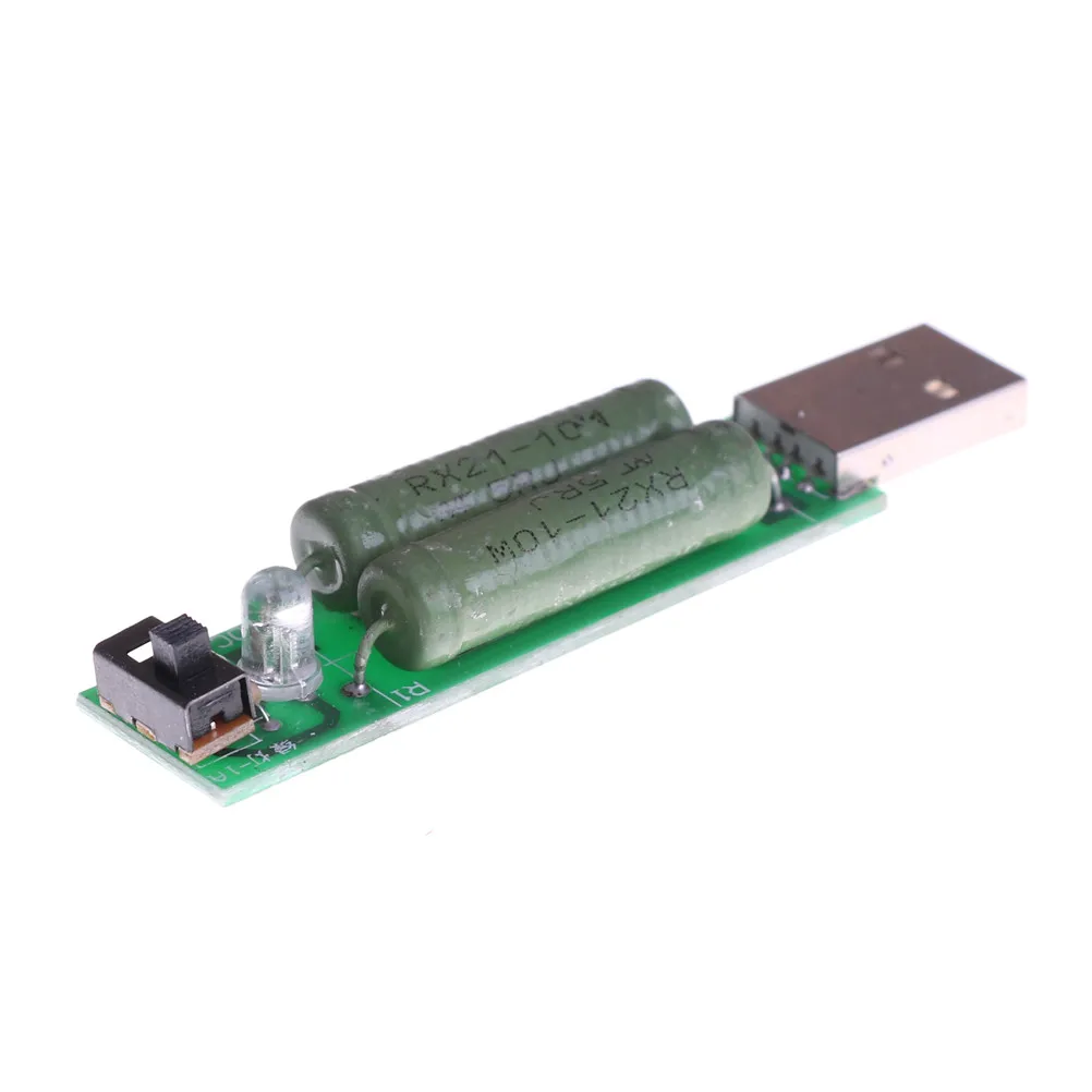 USB мини разряд интерфейс нагрузочный резистор с переключателем 2A 1A 72 мм x 17 мм 1 шт