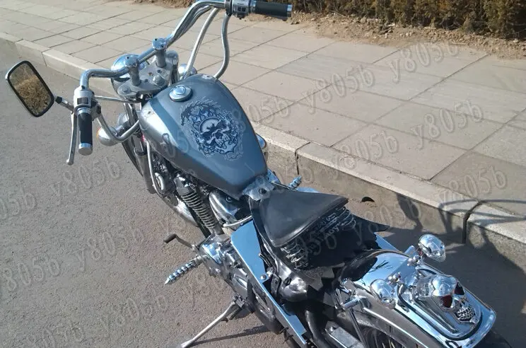 Мотоцикл хромированный руль 1 &quot25 мм для Yamaha VStar 400 650 1100 1300 Virago Xv 250 535 750 Road Star Custom|drag