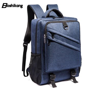 

Boshikang Large Capacity Men Backpack All-match Teenager School Backpack Large Capacity Women Travel Bag Men 14" Laptop Daypack