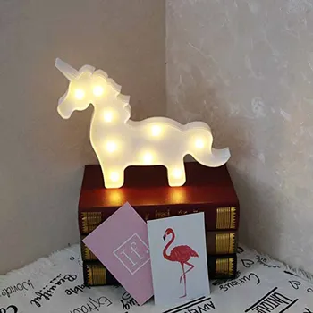 

Unicorn Light kid first Birthday Party baby shower boy girl Gender Reveal Christmas new year table Centerpieces Decoration Gift