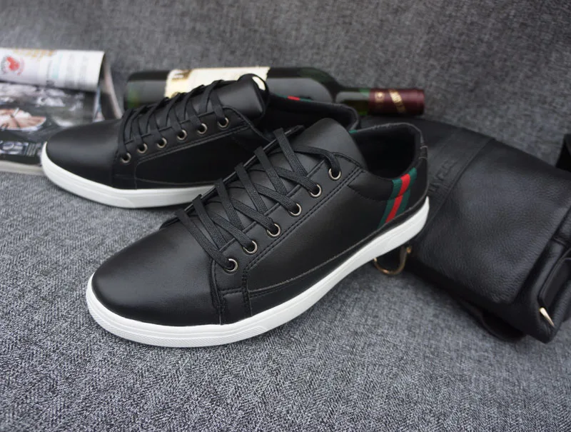 Latest style Skateboarding Sko Boys Black font b sneakers b font men brand shoes Ox Genuine