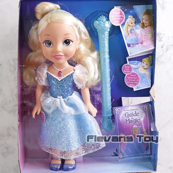 

Animators Sharon Princess Dolls Child Young Baby Cinderella Doll with Light & Sound PVC Action Figures Toy Gift
