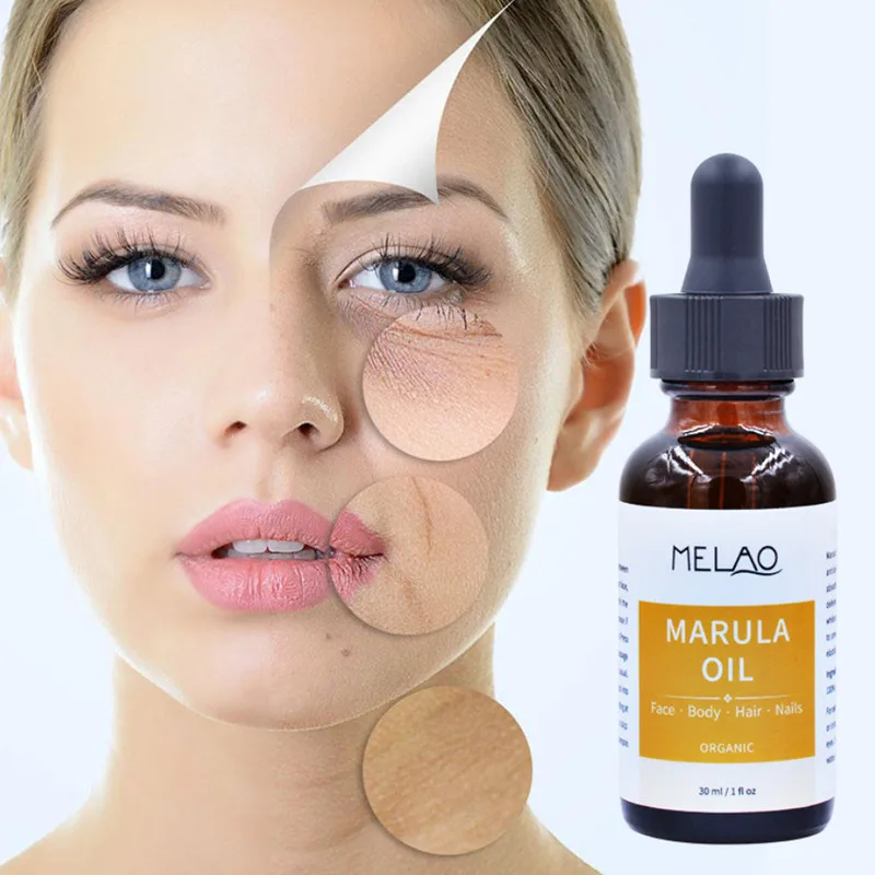 

MELAO Oganic Essential Oils Marula Oil Plant Base Oil Skin Care Nail Body Massage Oil Skin Anti Aging 30ml