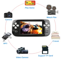 PAP KIII ретро мини игровой консоли 4,3 дюймов HD встроенный 3000 ретро классические игры 64 бит Портативный портативных игровых плееры 16 ГБ
