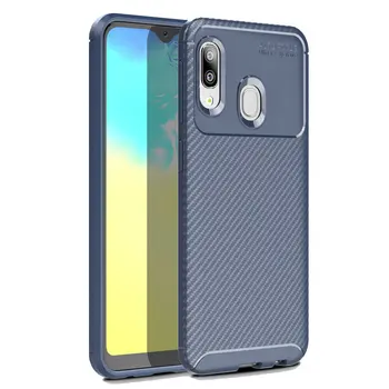 

30pcs/lot For Samsung Galaxy A2 Core Case Soft Carbon Fiber Ultra Thin TPU Cover For Samsung Galaxy A20E