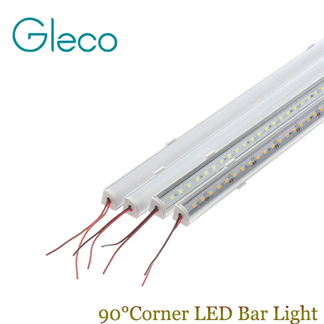 5PCS DC12V Wall corner LED Bar Light 5730 36 LED 50CM V shape Aluminum Profile 5730 5630 LED Hard Rigid Strip Light Cabinet Lamp
