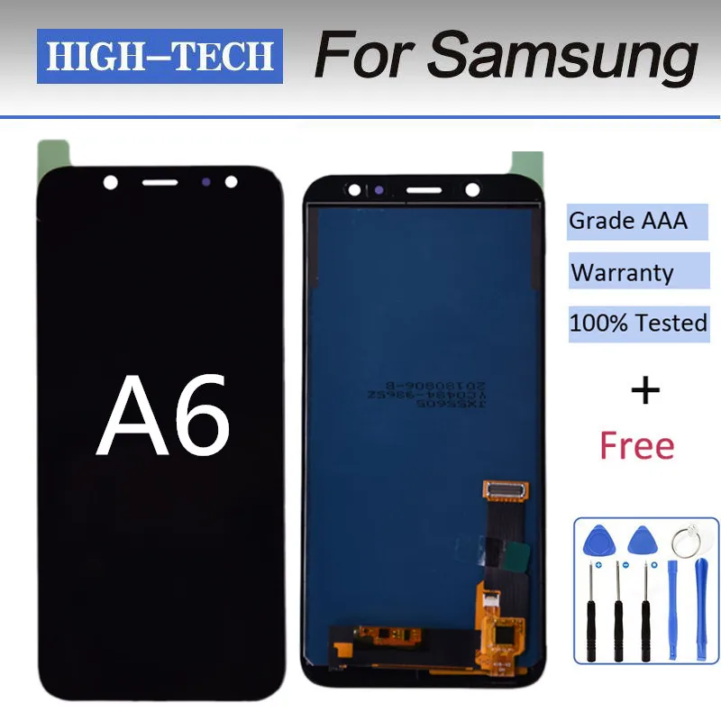 

SUPER AAA LCD For Samsung Galaxy A6 2018 Display A600F Touch Screen Digitizer Panel Assembly A600 LCD A6 Display LCDS