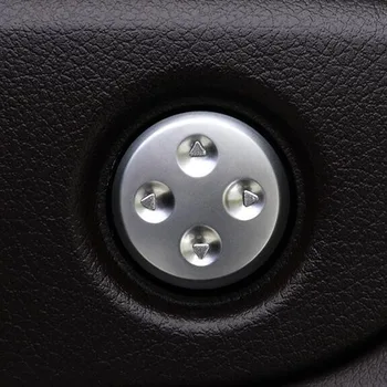 

For Mercedes Benz ML GL GLE GLS 2PCS ABS Chrome Car Seat Control Adjustment Switch Button Cover Trim Car Styling Accessories