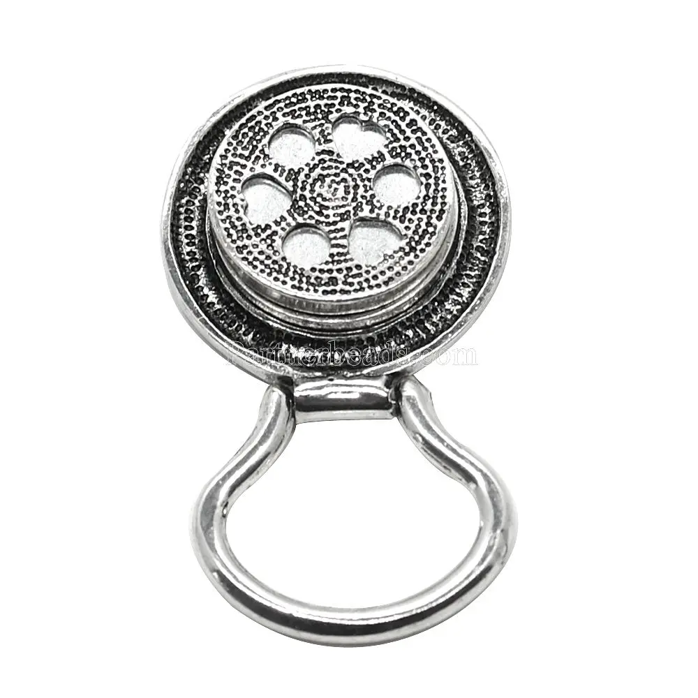 Магнит 20 мм металлический магнитный держатель очков кнопка оснастки винтажная пряжка для женщин DIY Ювелирные изделия KB0549
