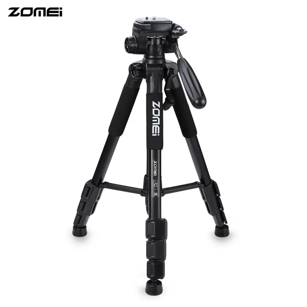 

Zomei Q111 Professional Portable Travel Aluminum Camera Tripod & Pan Head For SLR DSLR Digital Camera For Camping Travel Stand