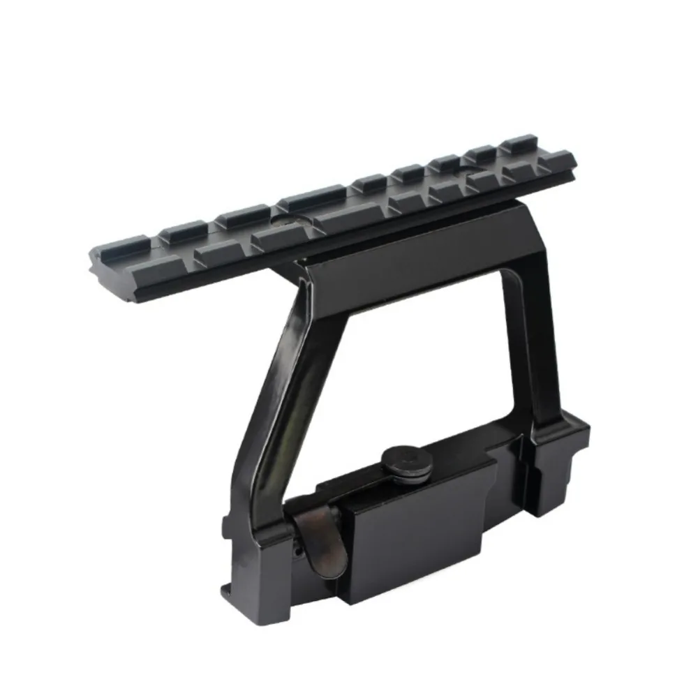 

Scope Rail Mount Guide Airsoft Side Rail Lock Scope Mount Metal Quick Detach Top Hunting for 20mm Picatinny Rail Scope Sight