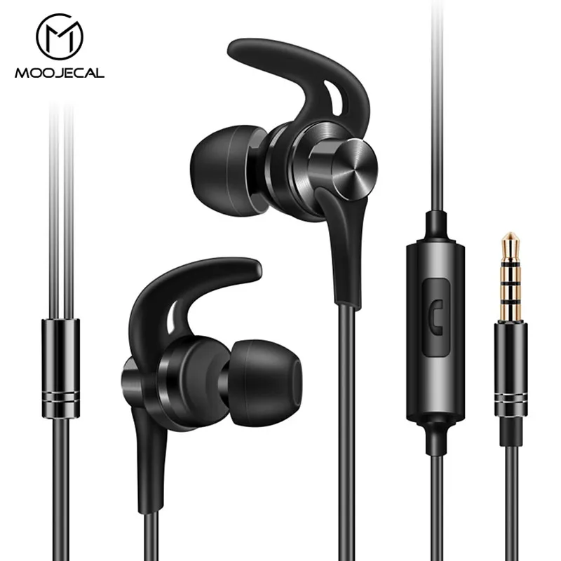 MOOJECAL In-ear Earphone With Microphone Wired Gaming Headset Stereo Bass Earbuds Computer Sports Earphone For iPhone xiaomi MOOJECAL In-ear Earphone With Microphone Wired Gaming Headset Stereo Bass Earbuds Computer Sports Earphone For iPhone xiaomi