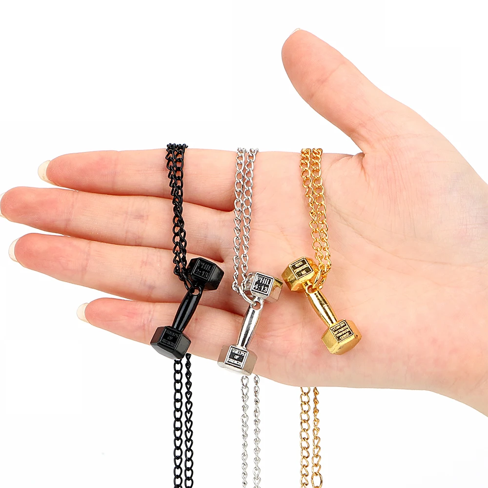YOSOLO Hanging Ornaments Car Rear View Mirror Ornament Alloy Dumbbell Creative Car Styling Car Pendant Auto Decoration