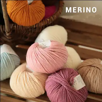 10 Pcs / Lot 100% merino wool yarn hand knitting baby Kids scarves socks soft thick yarn for knitting cashmere threads hand knit - Category 🛒 Home & Garden