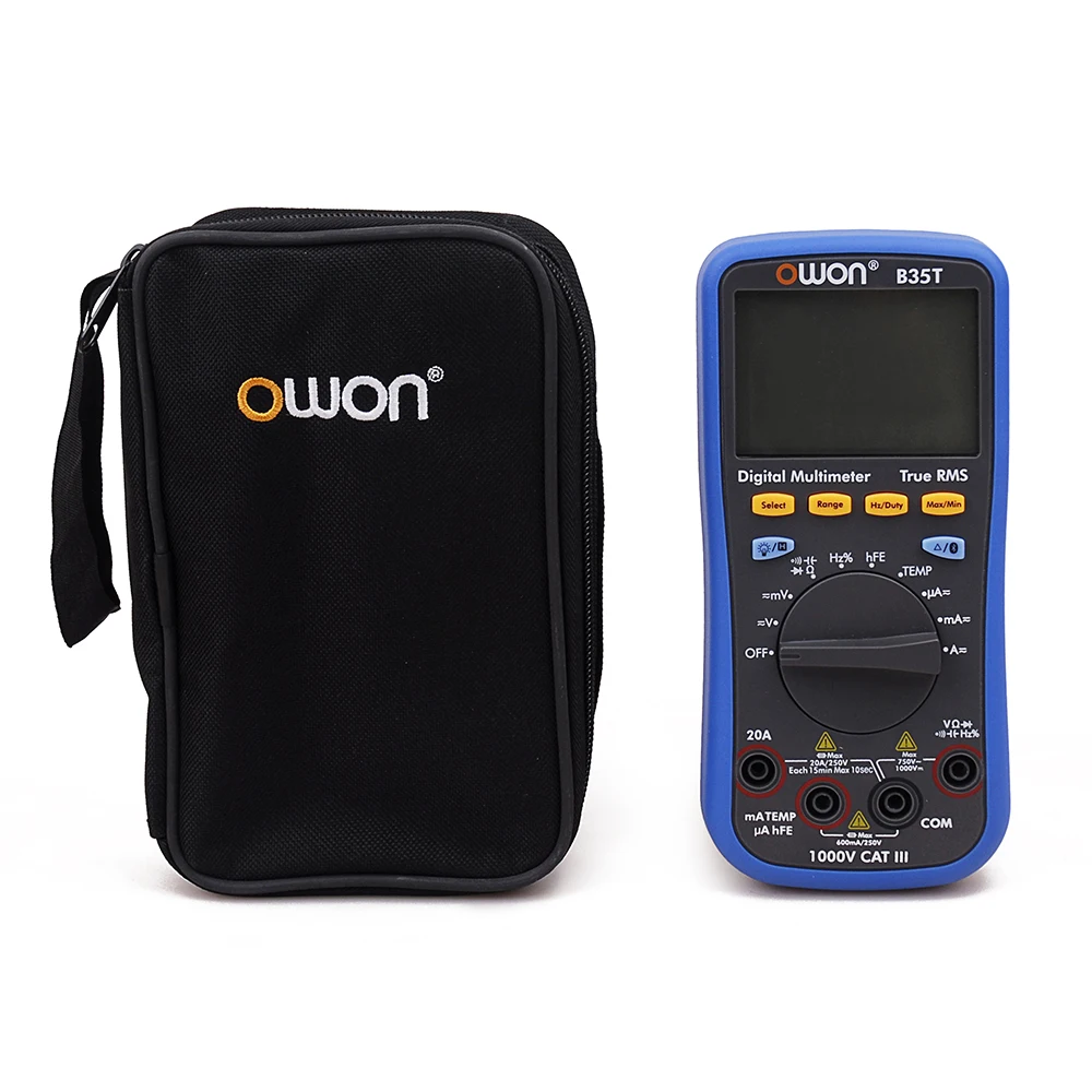 

OWON B35T 3 5/6 Digital Multimeter with Bluetooth True RMS Multifunction Meter