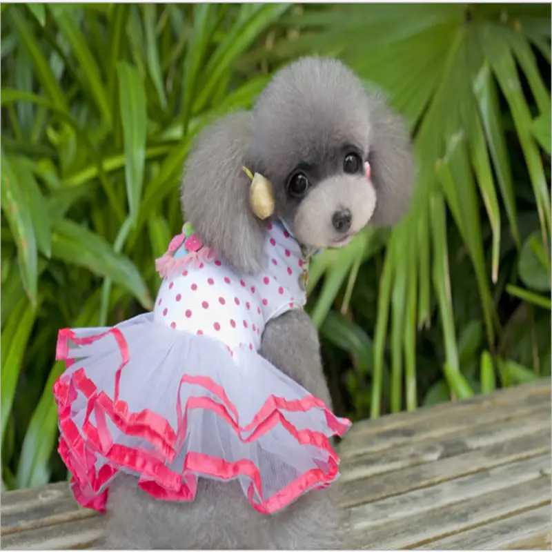 

Summer Dog Dress Pet Dog Clothes for Small Dog Wedding Dress Skirt Puppy Clothing Spring Fashion Pet Clothes