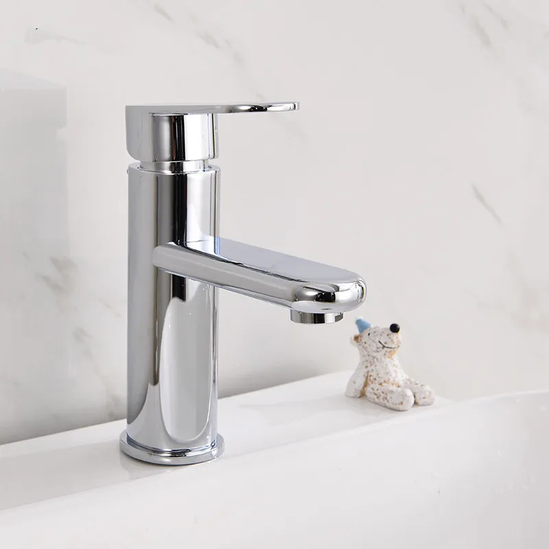 

Free shipping Can be customized basin sink faucet with single lever polished chrome basin sink mixer taps