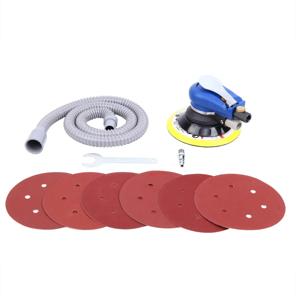 

( Ship from Germany) 6 inch Compressed Air Orbit Sander Pneumatic Air Sander Polishing Machine Grinder Tool