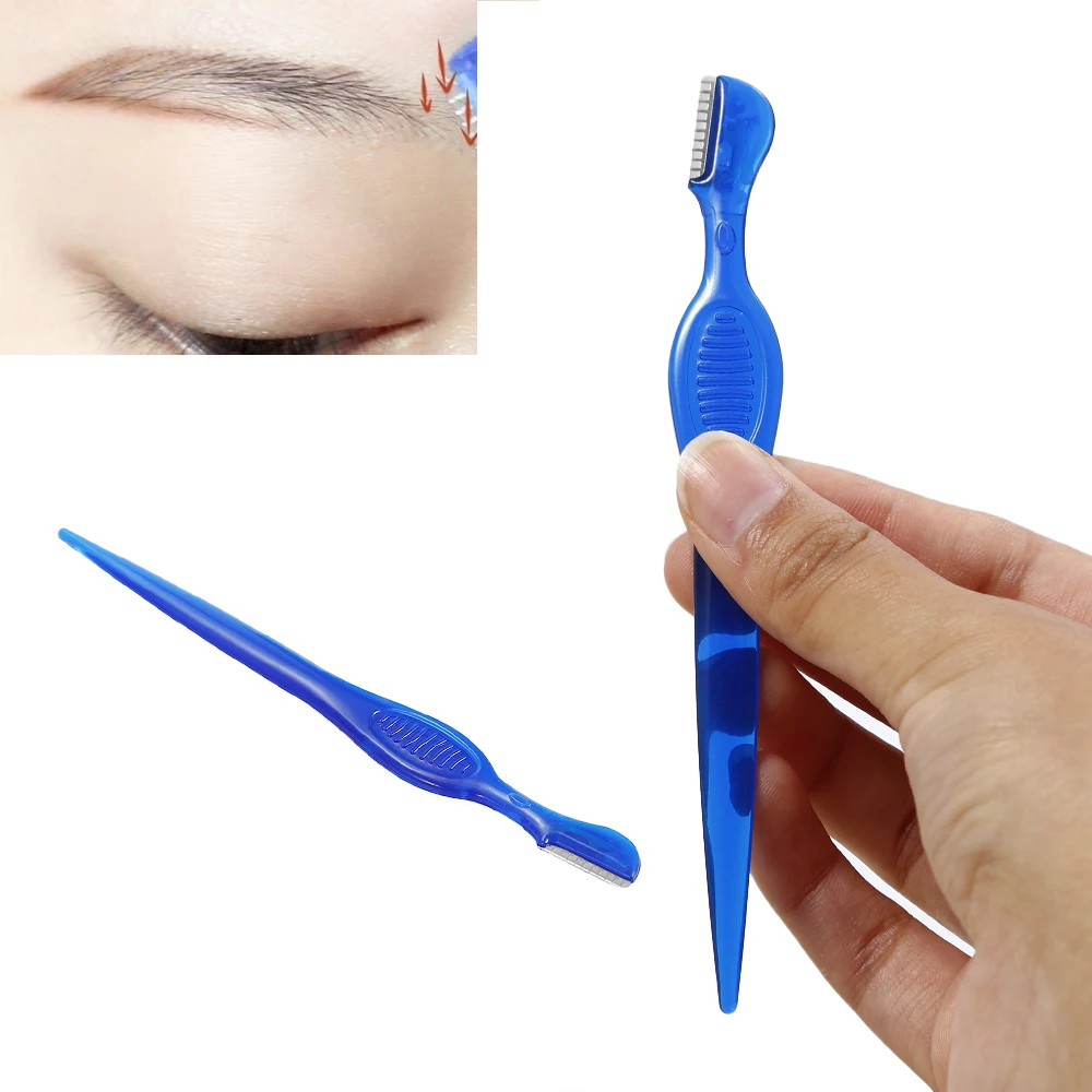 Бритва для бровей тример для удаления волос острое мини набор косметики Ножи лезвие форма для бровей прибор для удаления волос