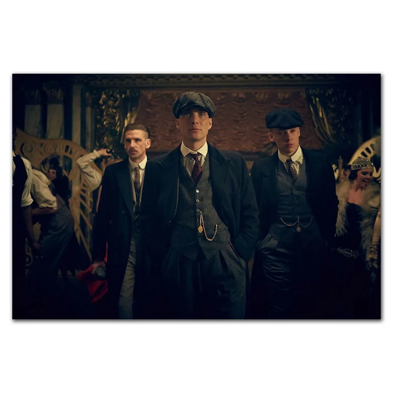 Постеры и принты Peaky Blinders фильм плакат стены искусства Настенный декор холст живопись для гостиной украшение дома - Цвет: Лиловый