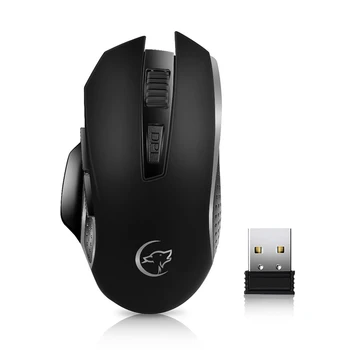 

2.4G Wireless Gaming Mouse Rechargeable 6 Button 2400DPI Adjustable Optical Mouse Mice Cordless Mouse for Laptop PC A20