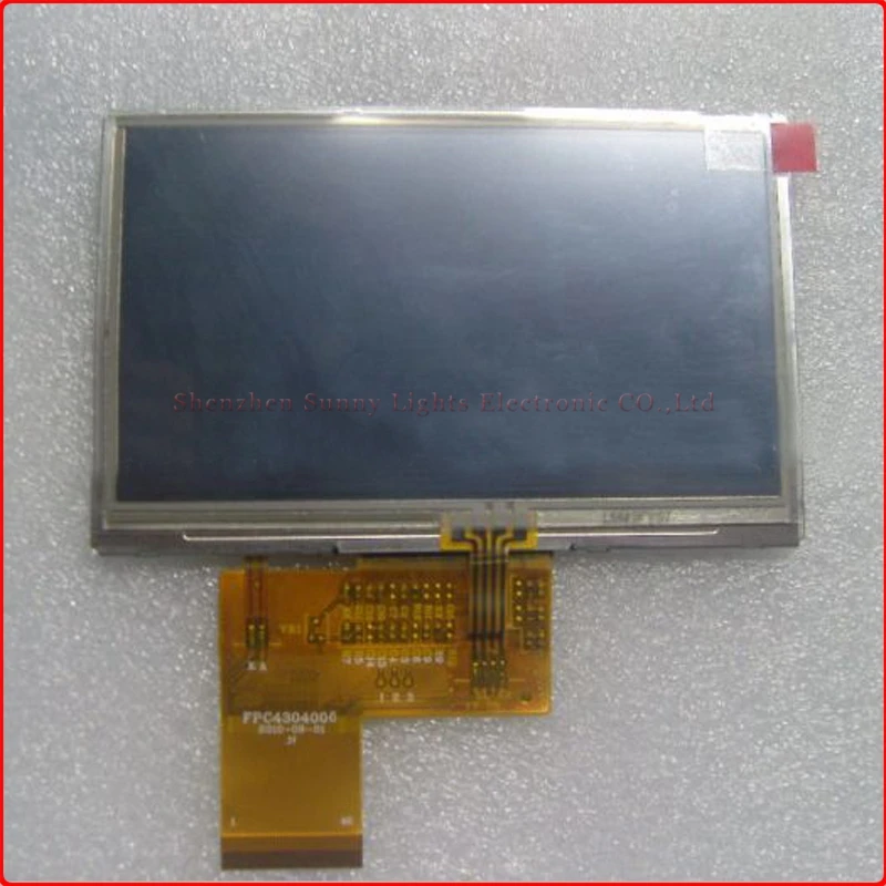 4.3 4.3inch 40Pin TFT LCD LCM Display Panel LCD SCREEN RGB 480*272 FPC4304005 FPC4304006 with touch screen FPC4304002 KR043PB3S