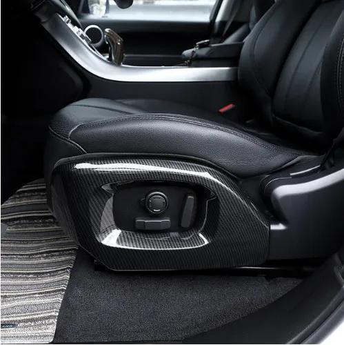 

For Land rover Range Rover Vogue Autobiography For Range Rover Sport 2014-17 Car Carbon Chrome Seat Side Cover Trim Accessories